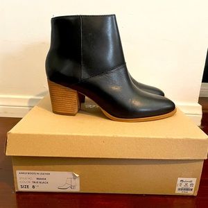 Madewell- NEW Ankle boots in leather